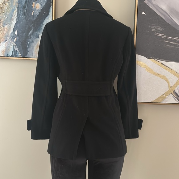 Lands' End Wool Cashmere Blend Double Breast Peacoat
Black size 6P - Picture 6 of 9